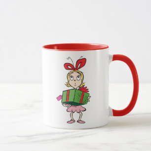 Grinch Cindy-Lou Who - Håller Present Mugg