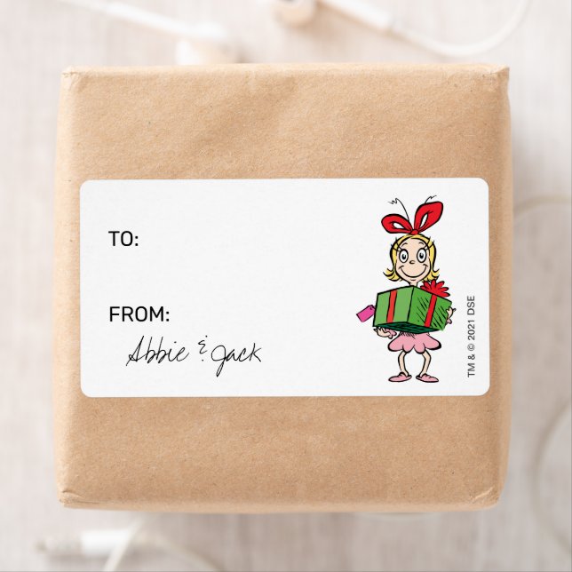 Grinch - Cindy-Lou Who | Jul - Från Till Fraktsedel (Insitu)