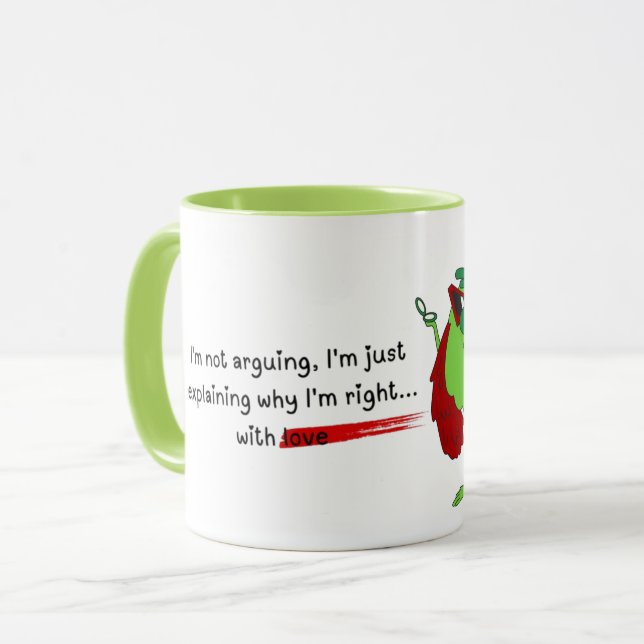 Grinch Coffee Mugg - A Dash of MisChief (Framsida vänster)