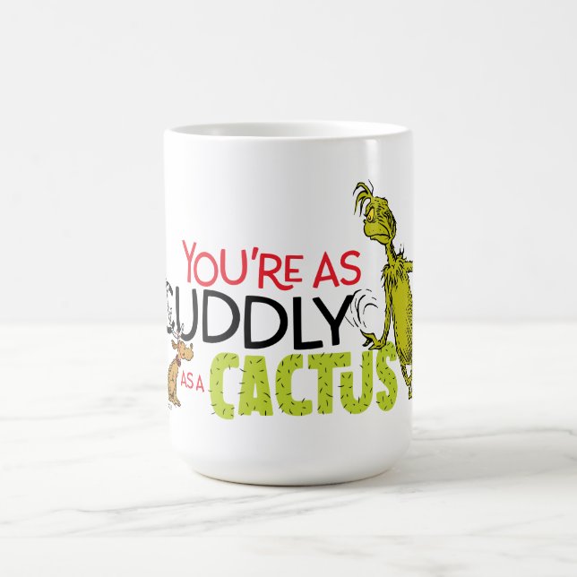 Grinch | Du är lika dum som Cactus Kaffemugg (Center)