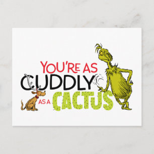 Grinch Du är lika dum som Cactus Vykort