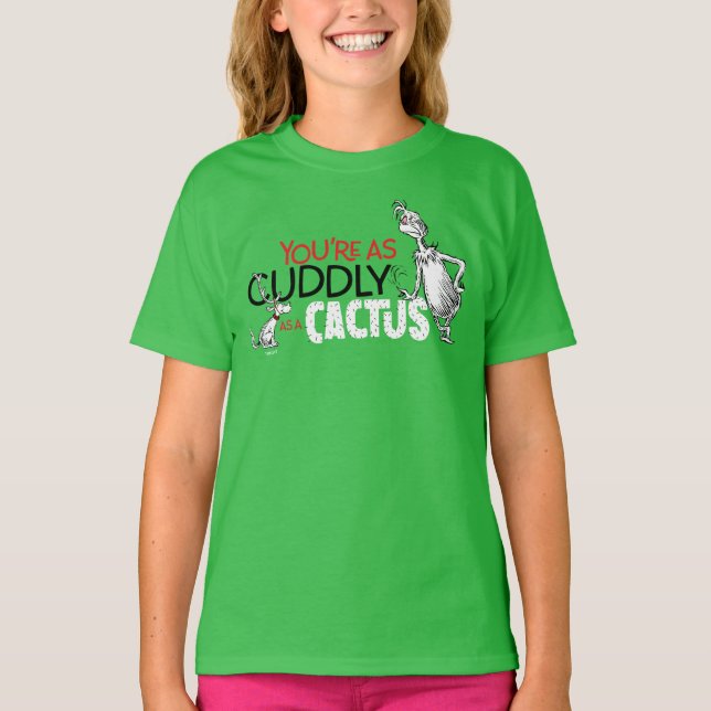 Grinch | Du är lika dum som en Cactus-offert T Shirt (Framsida)