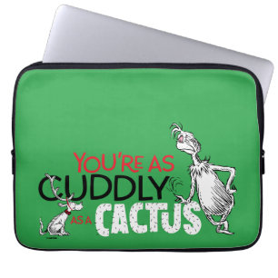 Grinch Du är lika mysig som en kaktus Laptop Fodral