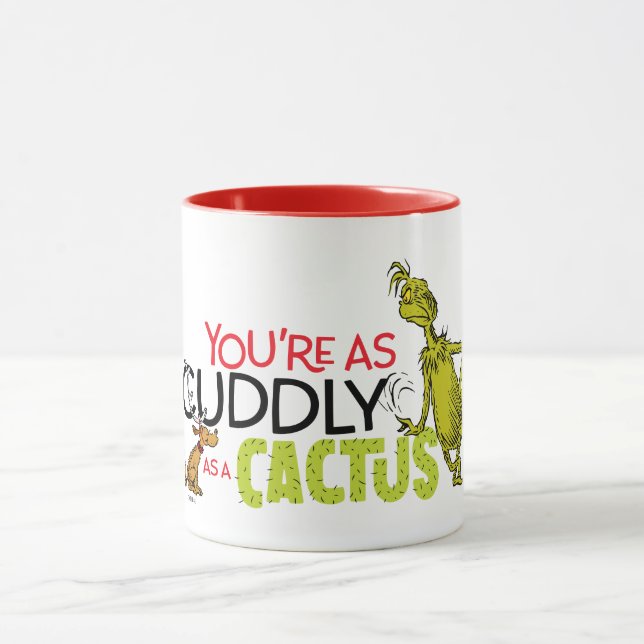 Grinch | Du är lika mysig som en kaktus Mugg (Center)
