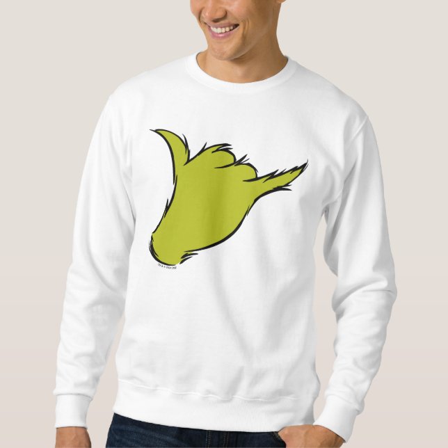 Grinch | Elaket Maskin T-Shirt Lång Ärmad Tröja (Framsida)
