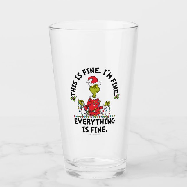 Grinch | Everything is Fine Glaskopp (Framsida)