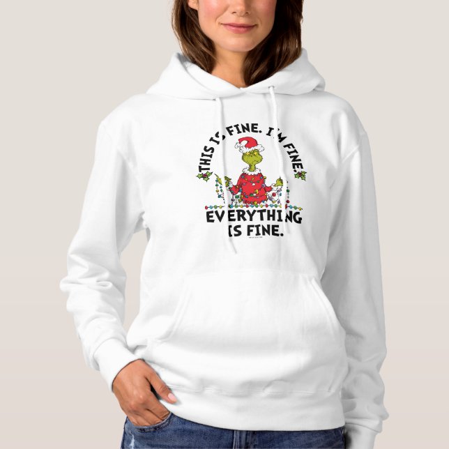 Grinch | Everything is Fine T Shirt (Framsida)