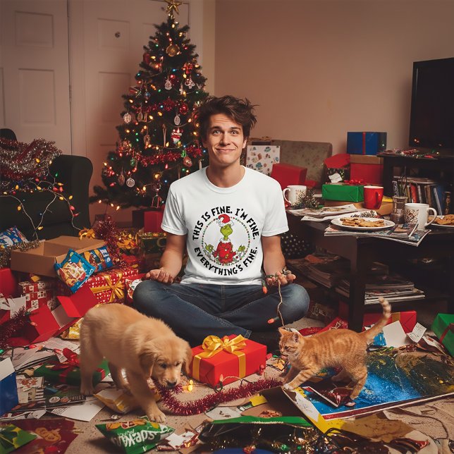 Grinch | Everything's Fine T Shirt (Skapare uppladdad)