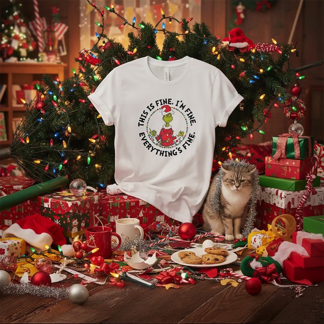Grinch | Everything's Fine T Shirt (Skapare uppladdad)