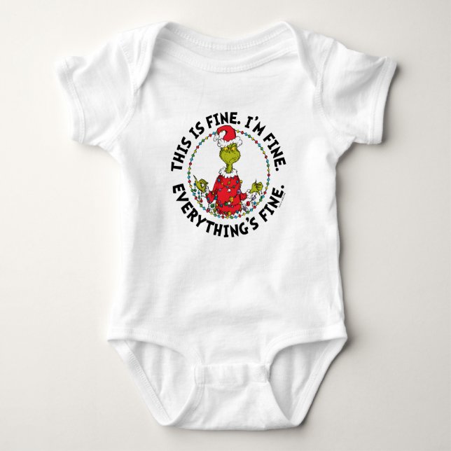 Grinch | Everything's Fine T Shirt (Framsida)