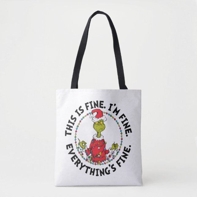 Grinch | Everything's Fine Tygkasse (Framsida)