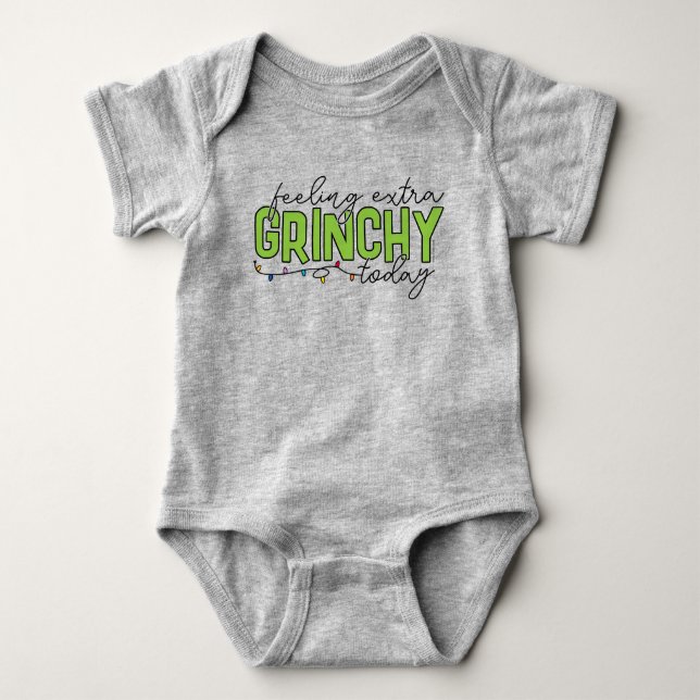 Grinch | Extra Grinchy i dag 2 T Shirt (Framsida)