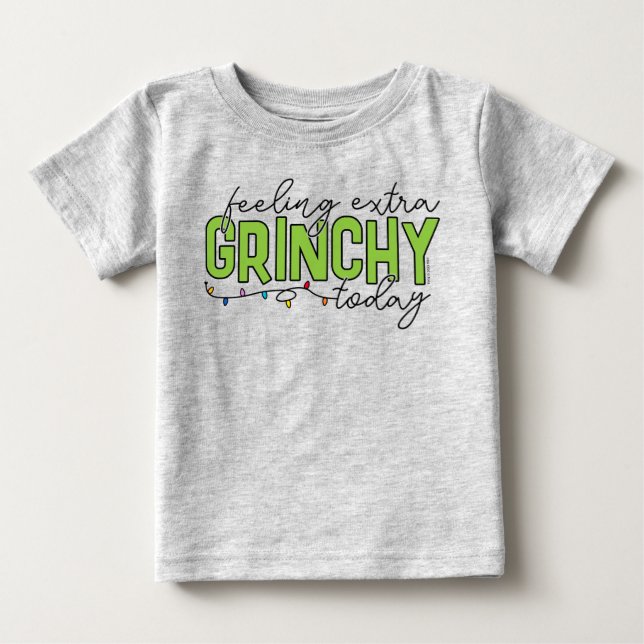 Grinch | Extra Grinchy i dag 2 T Shirt (Framsida)