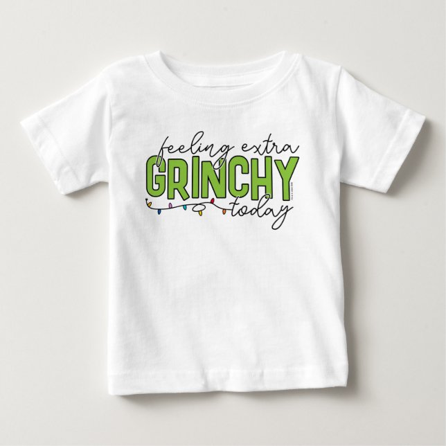 Grinch | Extra Grinchy i dag 2 T Shirt (Framsida)