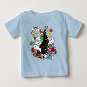 Grinch Färgrik Jul Grafik T Shirt
