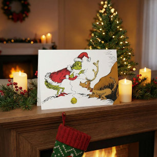 Grinch förbereder Max renen Kort