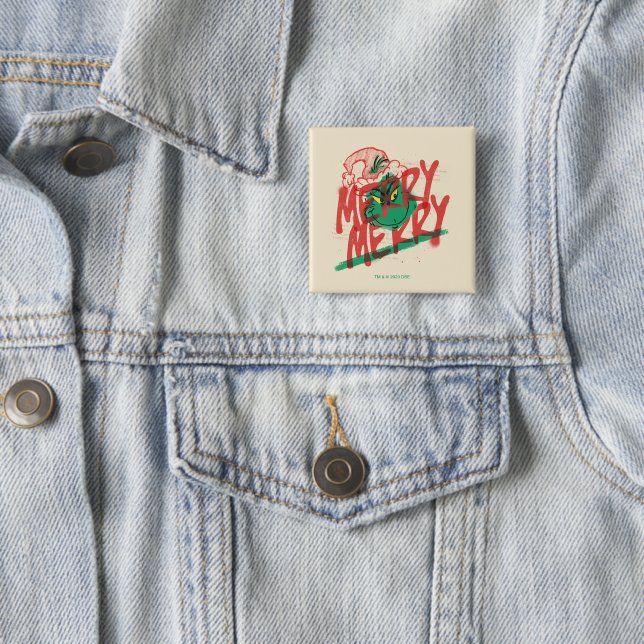 Grinch | Glad Glad Grunge Grafik Knapp (In Situ)