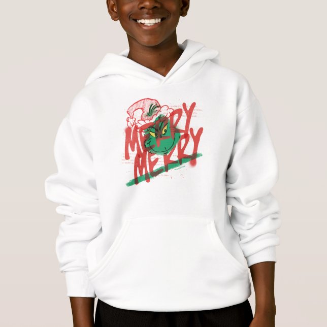 Grinch | Glad Glad Grunge Grafik T Shirt (Framsida)