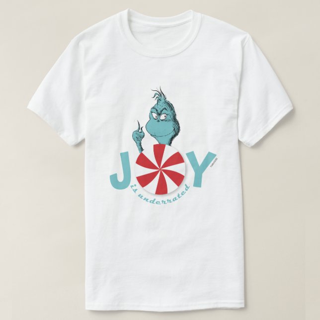 Grinch | Glädje är underskattat T Shirt (Design framsida)