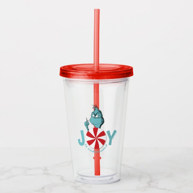 Grinch | Glädje är underskattat Take Away Mugg (Framsida)