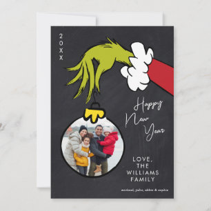 Grinch   Gott Nytt År - Högtidlig Foto
