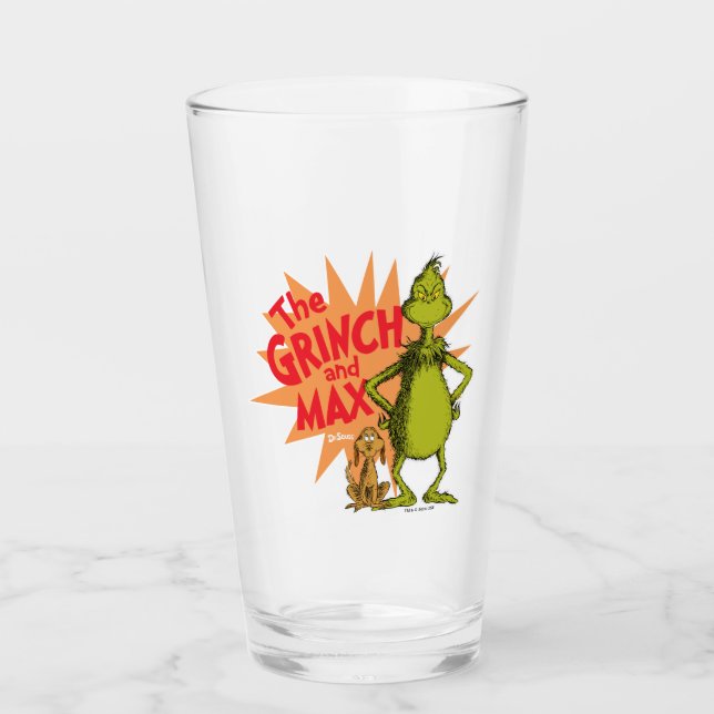 Grinch | Grinch & Max Starburst Glaskopp (Framsida)