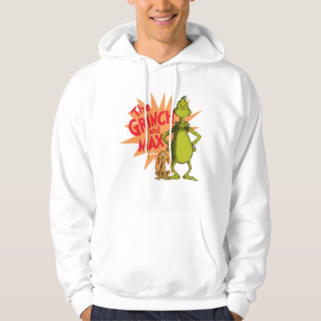 Grinch | Grinch & Max Starburst Hoodie (Framsida)