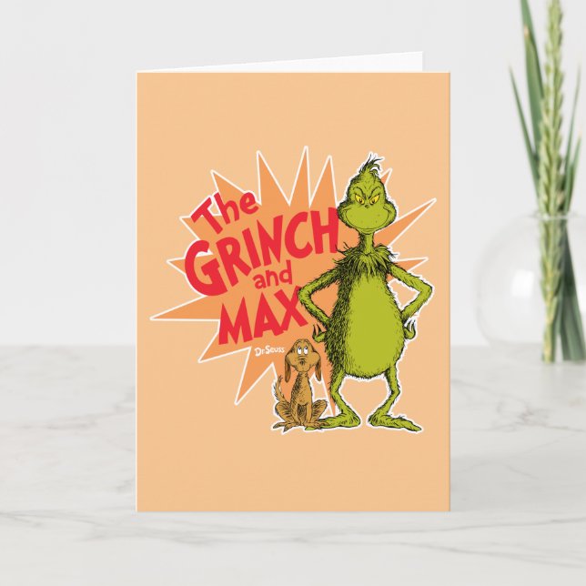 Grinch | Grinch & Max Starburst Kort (Framsida)
