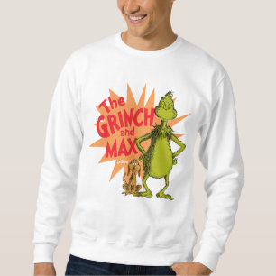Grinch Grinch & Max Starburst Lång Ärmad Tröja