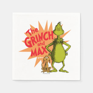 Grinch   Grinch & Max Starburst Pappersservett