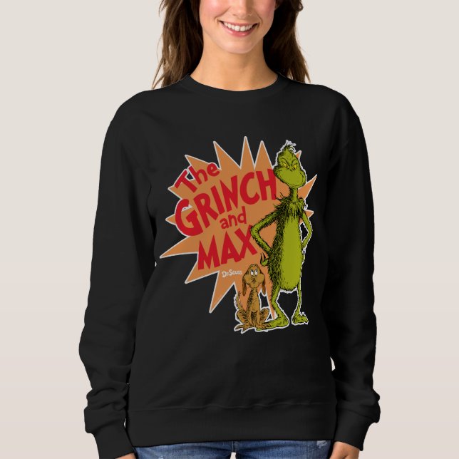 Grinch | Grinch & Max Starburst T Shirt (Framsida)