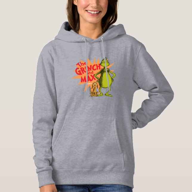 Grinch | Grinch & Max Starburst T Shirt (Framsida)