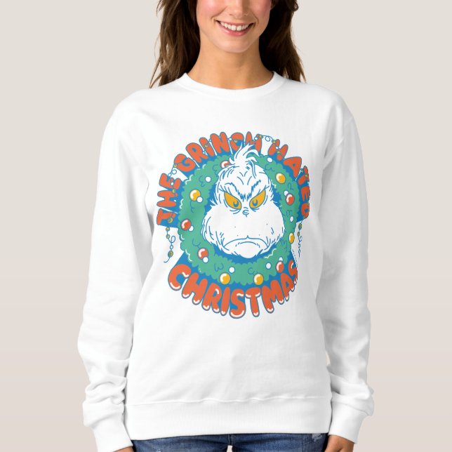 Grinch hatade jul t shirt (Framsida)