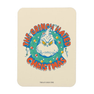 Grinch Hatade Julen Magnet