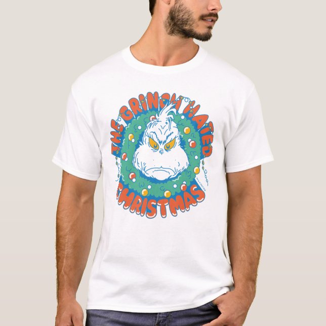 Grinch Hatade Julen T Shirt (Framsida)