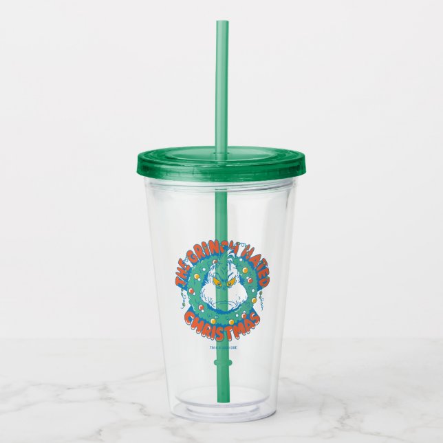 Grinch hatade julen take away mugg (Framsida)