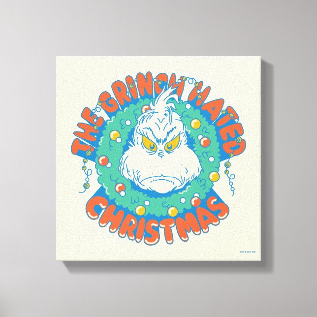 Grinch Hated-jul Canvastryck (Framsida)