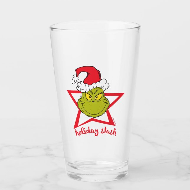 Grinch | Helgdag Stash Glaskopp (Framsida)