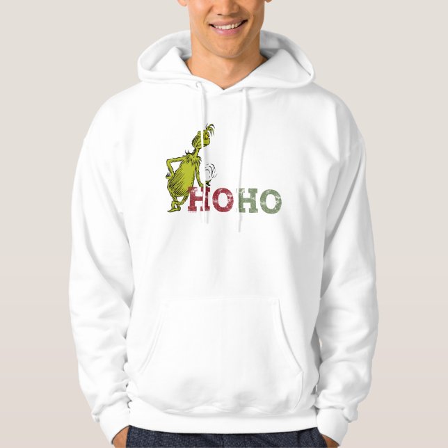Grinch | Ho Ho Ho Hoodie (Framsida)