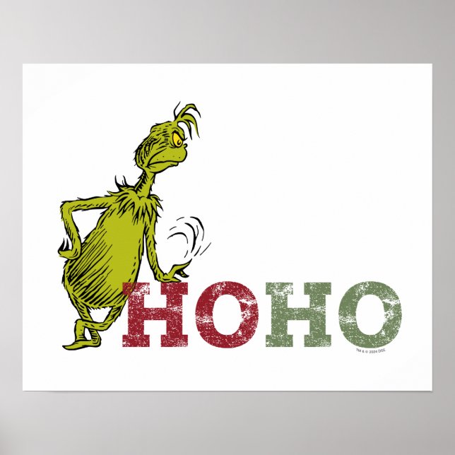 Grinch | Ho Ho Ho Poster (Framsidan)