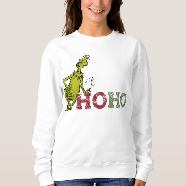 Grinch | Ho Ho Ho T Shirt (Framsida)