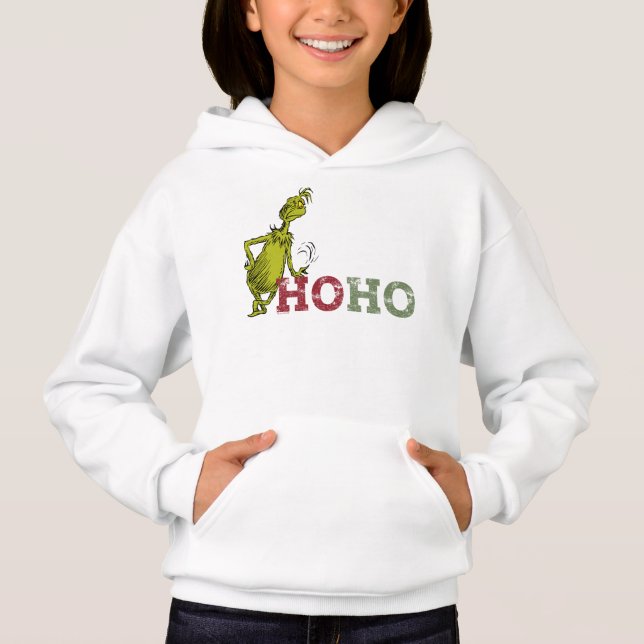 Grinch | Ho Ho Ho T Shirt (Framsida)