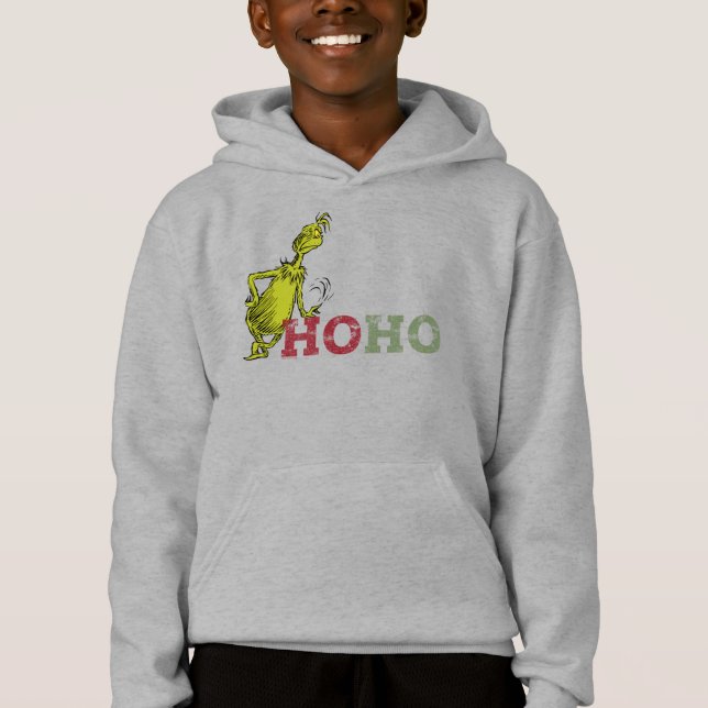 Grinch | Ho Ho Ho T Shirt (Framsida)