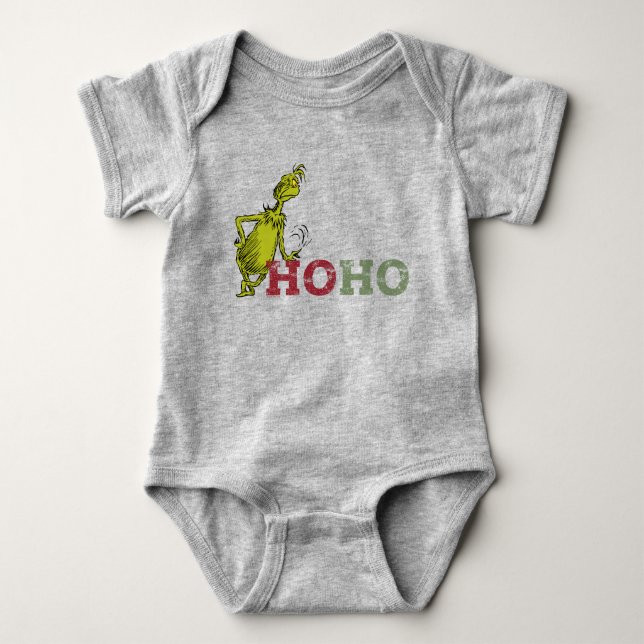 Grinch | Ho Ho Ho T Shirt (Framsida)
