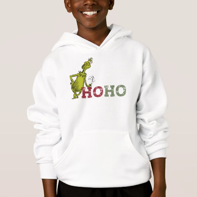 Grinch | Ho Ho Ho T Shirt (Framsida)