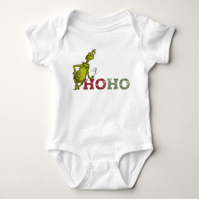Grinch | Ho Ho Ho T Shirt (Framsida)
