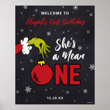 Grinch, hon är ett Elak 1:a födelsedag