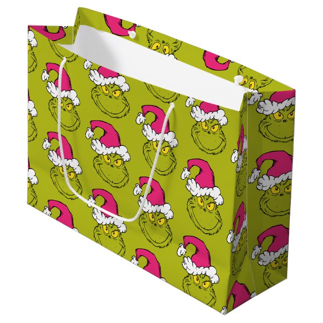 Grinch i rosa tomtehatt (Framsidan Vinklad)