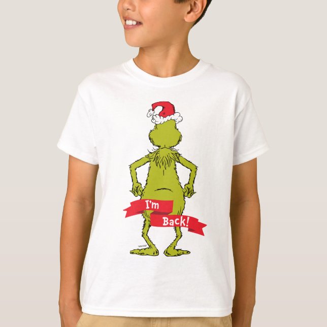 Grinch | Jag är bak T-Shirt (Framsida)