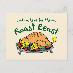 Grinch Jag är här för Beasten Roast Vykort